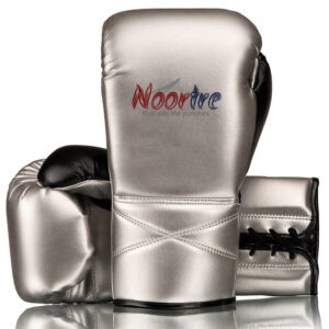 silver boxing gloves